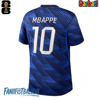Franța Kylian Mbappe #10 Tricou Fotbal Replică Mondial 2026 Barbati Acasa